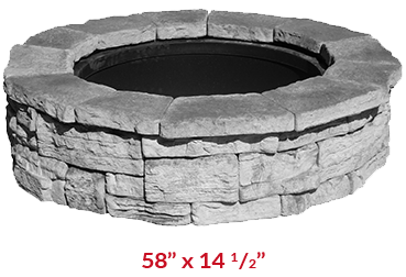 Rosetta® Belvedere Round Fire Pit | R.I. Lampus